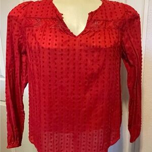 Banana Republic Sz s Red Top